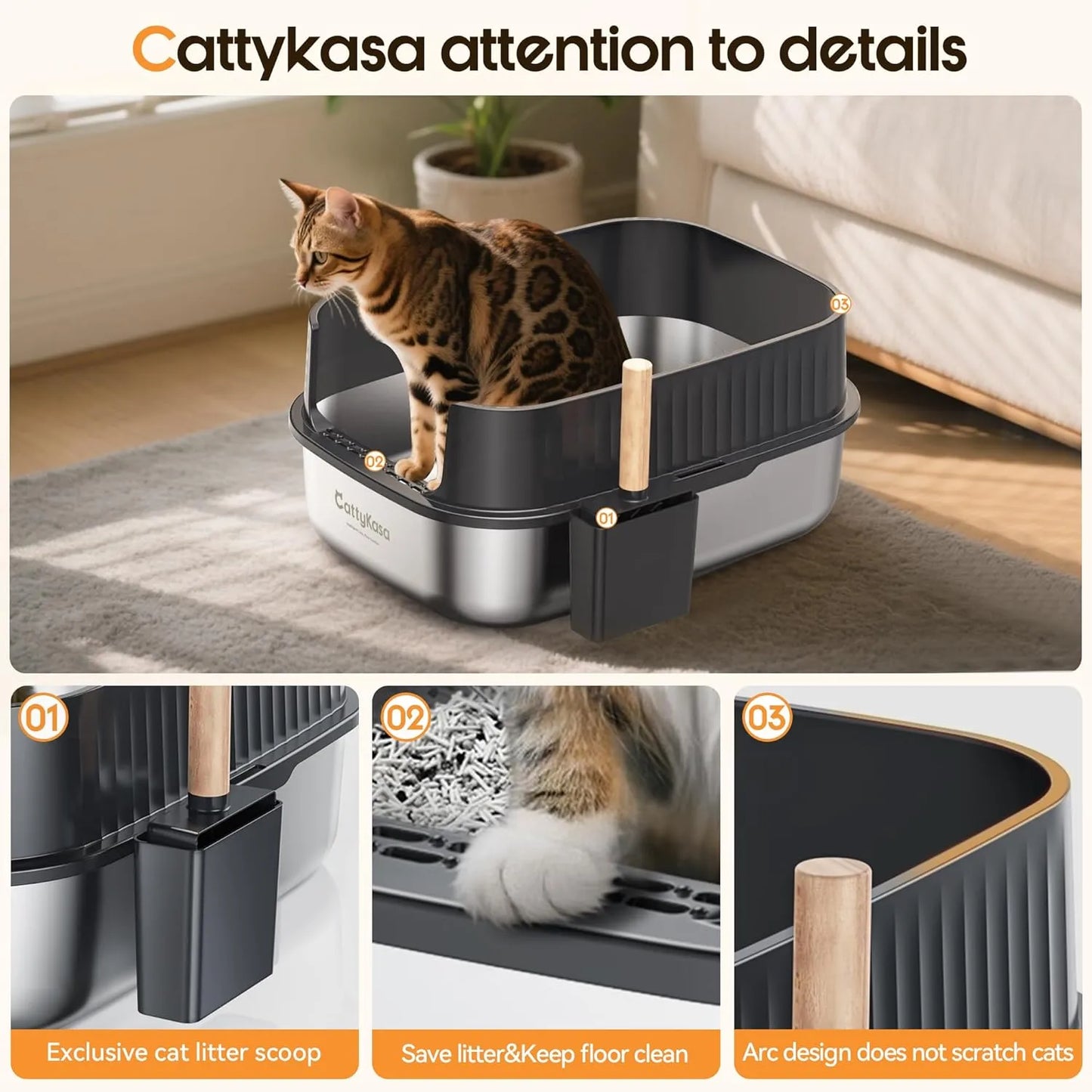 Large Cat Litter Box